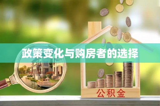 彬县政策变化与购房者的选择
