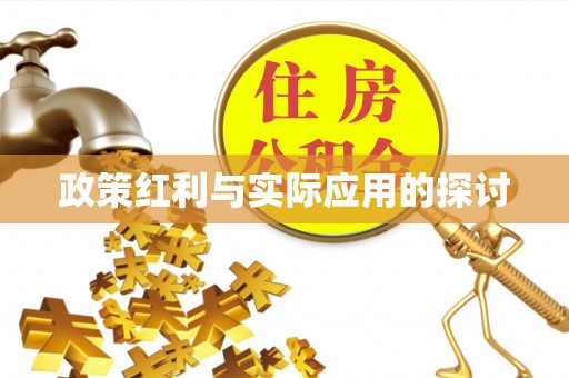 彬县政策红利与实际应用的探讨