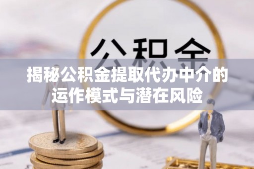 彬县揭秘公积金提取代办中介的运作模式与潜在风险