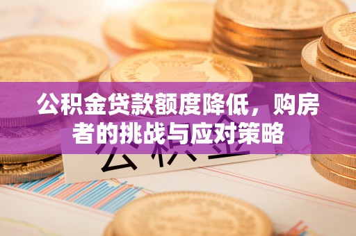 彬县公积金贷款额度降低，购房者的挑战与应对策略