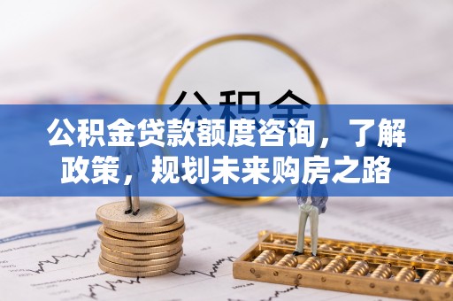 彬县公积金贷款额度咨询，了解政策，规划未来购房之路