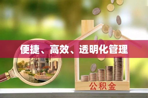 彬县便捷、高效、透明化管理